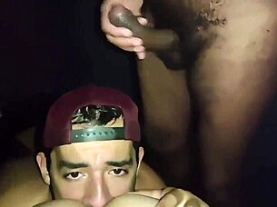 I saw these gay boys in the darkroom crusing in Brazil, bareback and stuff.