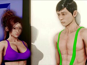 Exploring the mysteries of The Inn in episode 71 of the anime hentai game