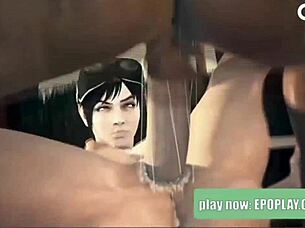 Cute 18 year old with long hair gets intimate attention