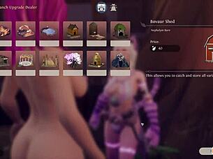 two busty babes are trimming their pussies in 3d porn wild life