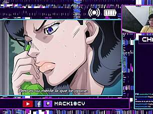 in jojo's bizarre adventure animation, part 4 chapters 19-20 unfold.