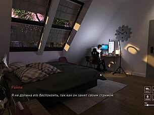 Wild lesbian debauchery unfolds in college gameplay part 9