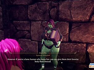 two busty babes are trimming their pussies in 3d porn wild life