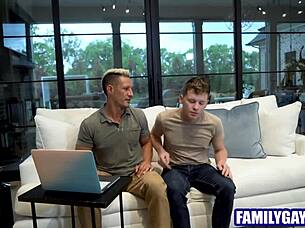 DON'T TELL STEPMOM ABOUT THIS STEPDAD FUCKING STEPSON!