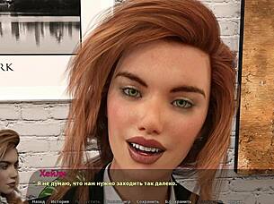 Complete Gameplay - Haleys Story Part 14: Big Nipples Boobs Riding Girlfriend Outdoor Pussy At Work Office Fucking!