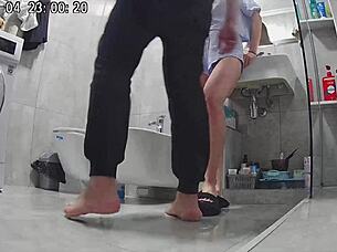 wife fucks husband's friends for debts in bedroom 😈