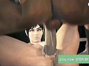 Cute 18 year old with long hair gets intimate attention