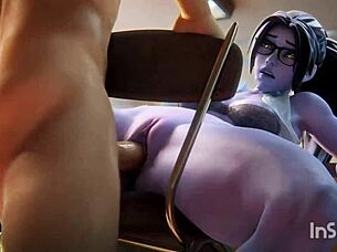 Overwatch Widowmaker's Provocative Compilation Scenes