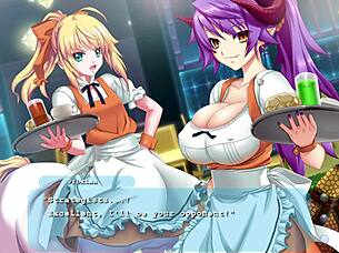 Princess meets fans in cafe.