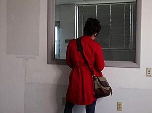 In the hospital, the cute babe accidentally loses her clothes in an ENF fetish scenario