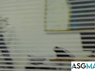 hot guys secretly hookup in gay office parody - disruptivefilms