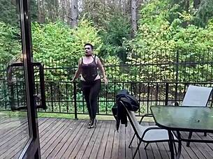 Stepmom ARRANGED ROUGH BLOWJOB, SEX, ANAL PUSSY FUCK, AND MOUTHFUL OF SPERM at stepsons HOUSEWARMING PARTY.