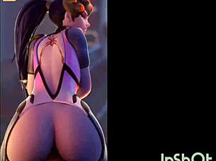 Overwatch Widowmaker's Provocative Compilation Scenes