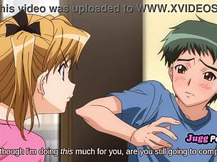 Why is this petite stepsister masturbating her tight pussy in uncensored hentai?