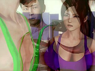 Exploring the mysteries of The Inn in episode 71 of the anime hentai game