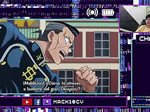 in jojo's bizarre adventure animation, part 4 chapters 19-20 unfold.