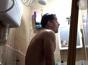 Gay guy enjoying big cocks.