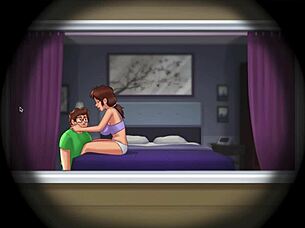 Oh, step sis, your pussy tastes so good on this bed