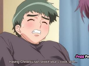 Why is this petite stepsister masturbating her tight pussy in uncensored hentai?