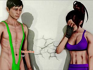 Exploring the mysteries of The Inn in episode 71 of the anime hentai game