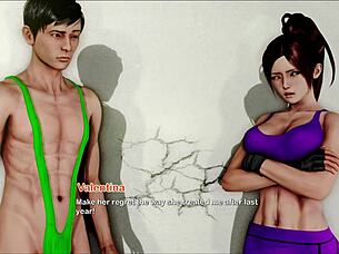 Exploring the mysteries of The Inn in episode 71 of the anime hentai game