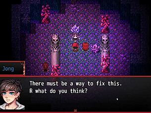 Ghost Girl With Small Tits Gets Bukkake In Harem Game