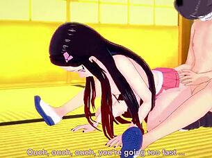 nezuko in kimono getting fucked