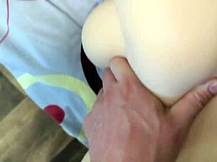 Stepsiblings fight in bedroom but can't resist big tits