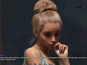 playing games in pool with stepsister