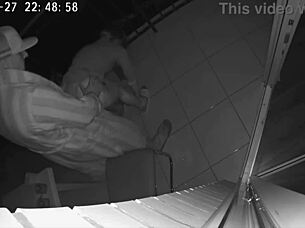 cheating wife fucks friend on hotel balcony