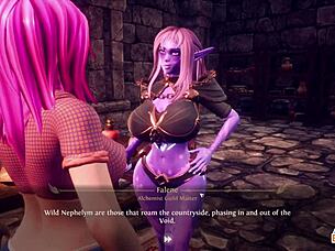 two busty babes are trimming their pussies in 3d porn wild life