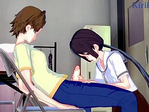 hanako and chisato in cute outfit scene