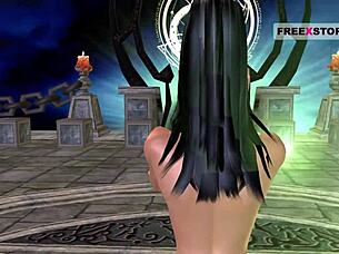 I Watch This Animated 3d Cartoon Of A Beautiful Indian Girl Fingering Her Pussy With A Cucumber.