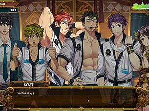 Full service gay hentai game episode 1 features a sexy model giving a swedish oil massage