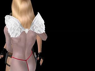 hey, animated 3d cartoon lesbian girls rubbing pussy and fucking another girl from behind