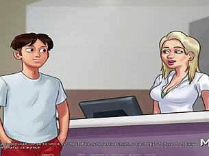 Summertimesaga - fucked while she was on phone e2 38 assfucking anal cartoon hentai! 📞