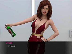 British amateur granny in lingerie plugs ass