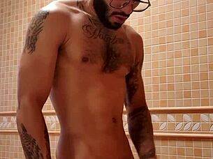 Feeling excited after a hot shower with my partner