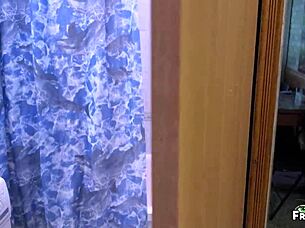 i spied on my stepmom sucking two dicks in the shower