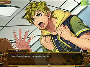 Full service gay hentai game episode 1 features a sexy model giving a swedish oil massage