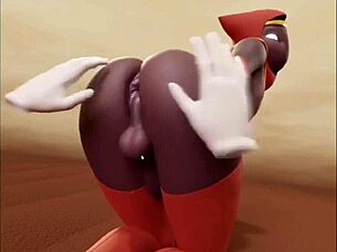 Did you see me pounding this brunette's ass anally in that game-inspired hentai?