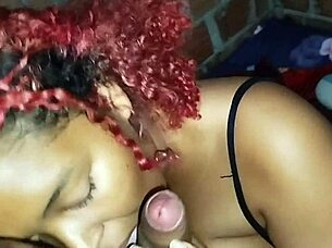 Girlfriend fucks pussy hard with dirty talk