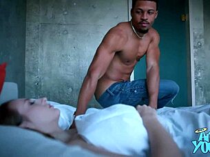 Imagine waking up next to big titty blonde angel young 18+s and her fucking you like this.