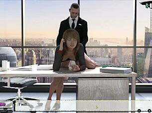 Babysitter 09 Starts Wild Routine in 3D Hentai Office