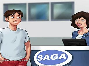 Summertimesaga - fucked while she was on phone e2 38 assfucking anal cartoon hentai! 📞