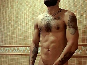 Feeling excited after a hot shower with my partner