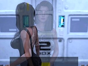 Hot Indian Milf Stranded in Space Gets Naked and Explores Her Curvy Body