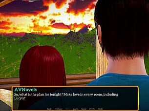 exploring my new family with big tits in episode 517 😍