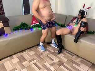 Wow, Celebrating Christmas With My Big Ass Stepmom!