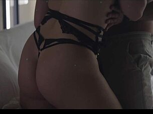 french blonde's pussy licked and fucked in luxury swinger party